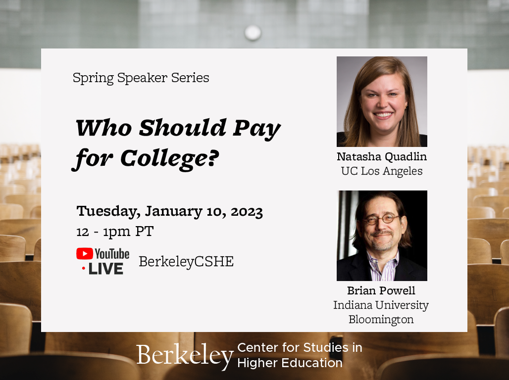 Lecture: Who Should Pay for College?
