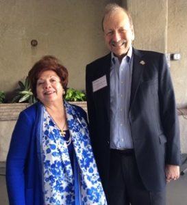 ELA Founder and Director Josie Baltodano and Chancellor George Blumenthal ELA Founder and Director Josie Baltodano and Chancellor George Blumenthal