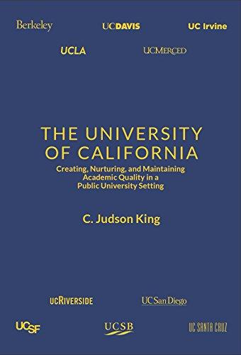 University of California Book by  Jud King