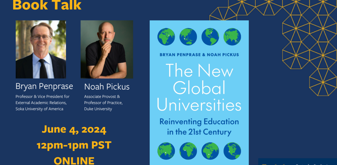 Book Talk: The New Global Universities--Reinventing Education in the 21st Century