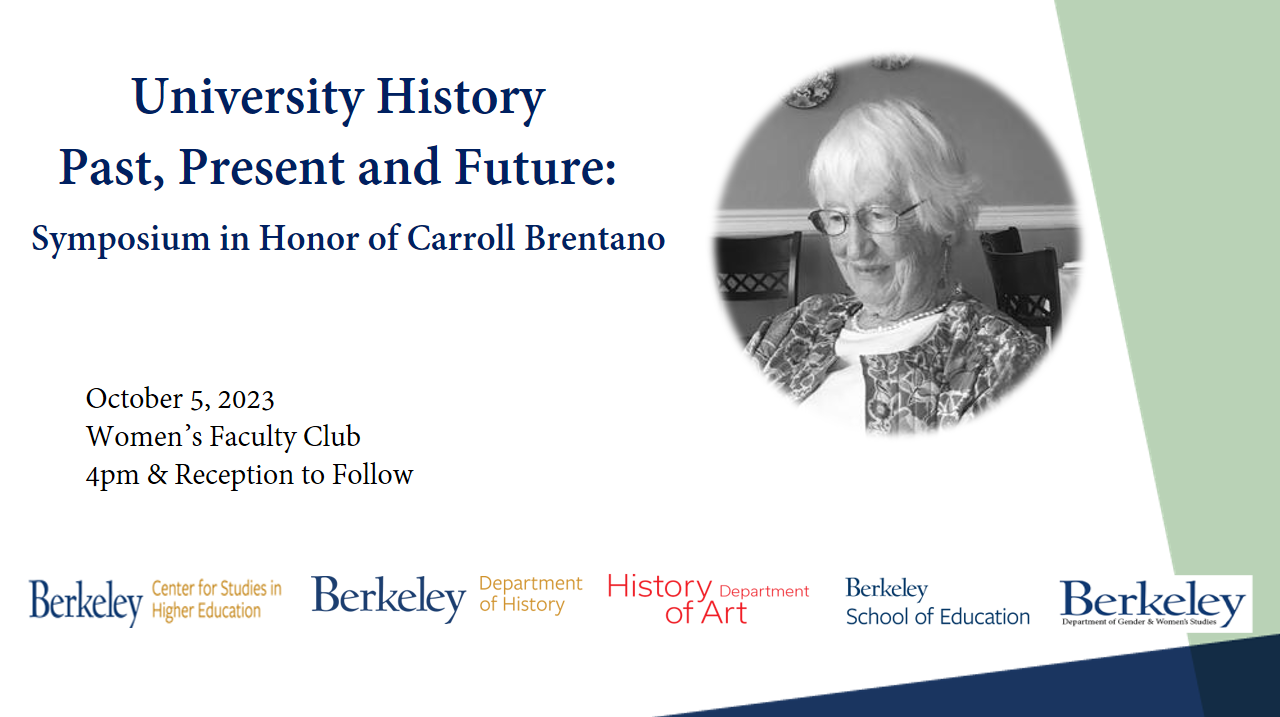 symposium in honor of Carroll Brentano 