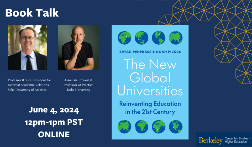 Book Talk: The New Global Universities--Reinventing Education in the 21st Century